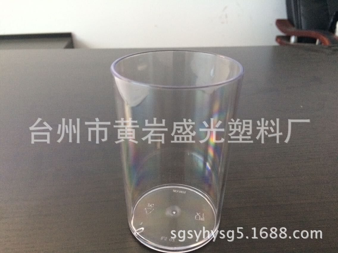 圓筒直身塑料杯 PC透明果汁杯 PC不碎杯贈(zèng)品杯