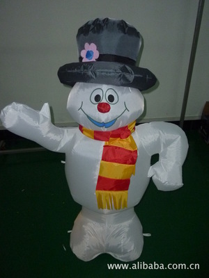 【4尺專利充氣雪人招手、圣誕雪人、節(jié)慶雪人、充氣雪人】價(jià)格,廠家,圖片,充氣模型,東莞市盛光電子-